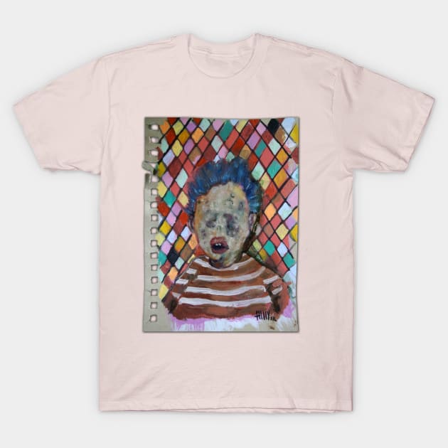 Cartoon ACID Clown | Weird Florida Man War Pig | Duck Acid | Bad Hero Portrait Lowbrow Pop Surreal Art | Youtube Star | Masterpieces | Original Oil Painting By Tyler Tilley T-Shirt by Tiger Picasso